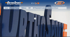 Desktop Screenshot of orthosport.us